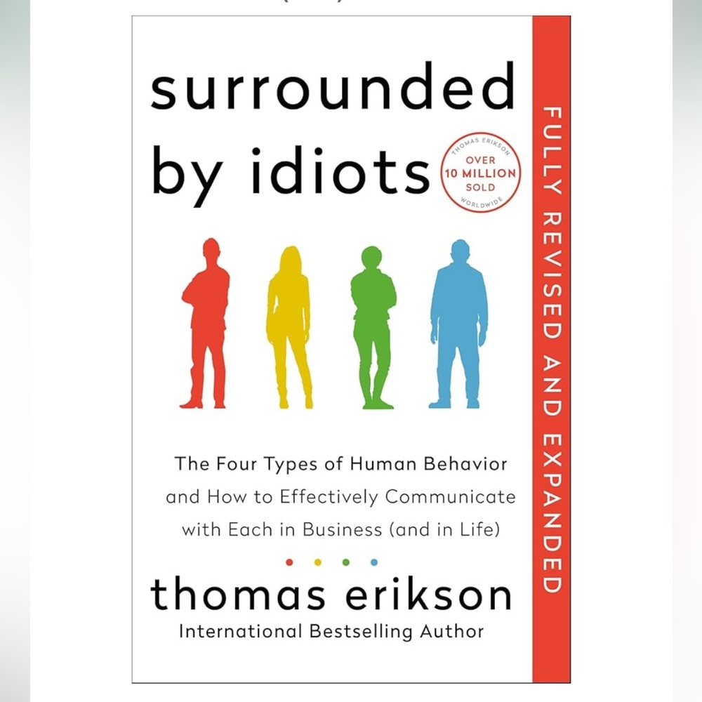 Book: Surrounded by Idiots by Thomas Erikson Fully Revised & Expanded Paperback